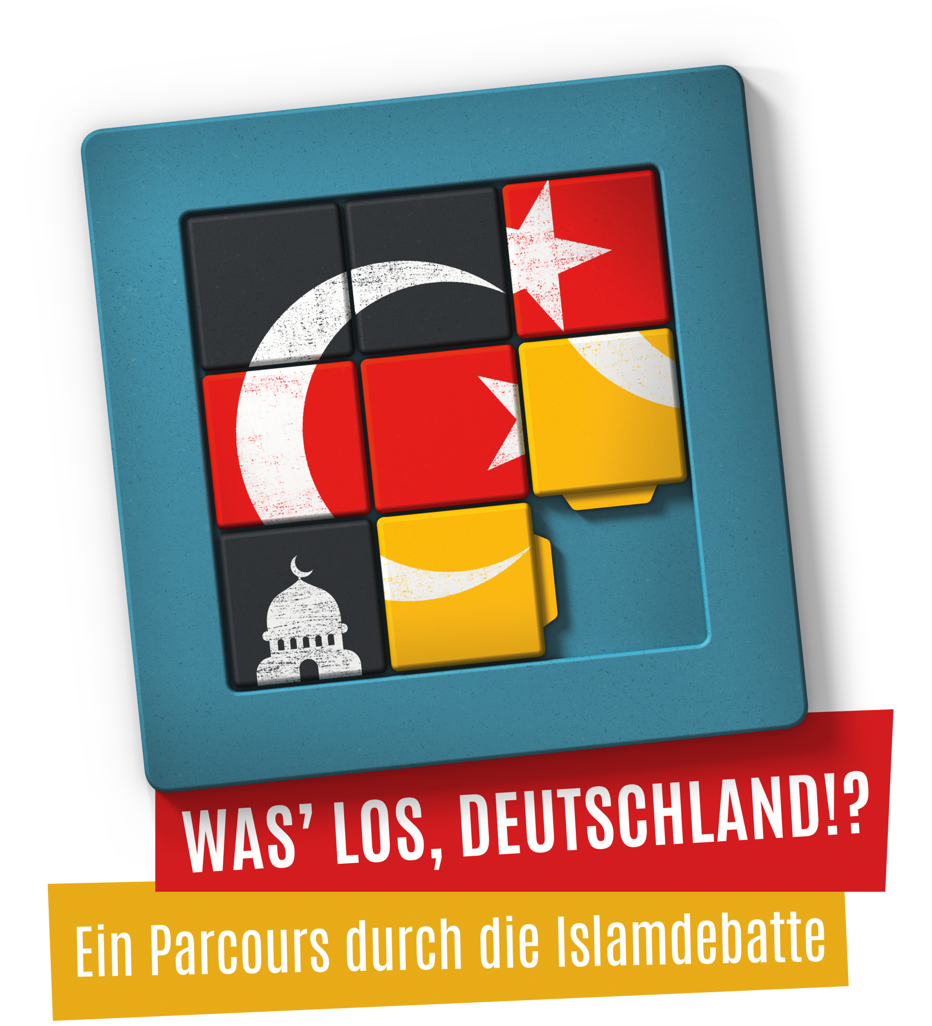 Was' los, Deutschland? Ein Parcours durch die Islamdebatte (Bild mit Schiebepuzzle)